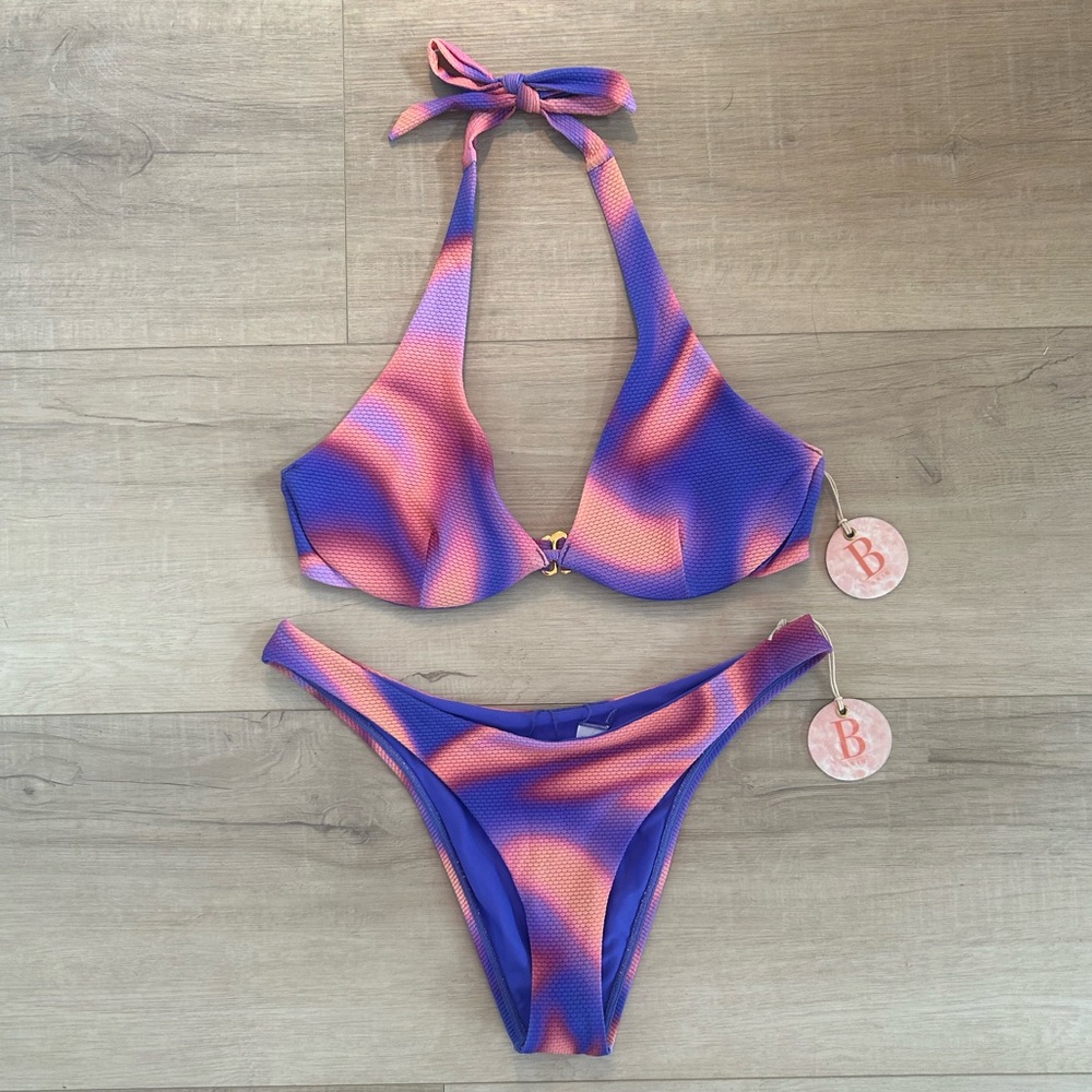 NWT B. Swim Solar Flare Bikini Large